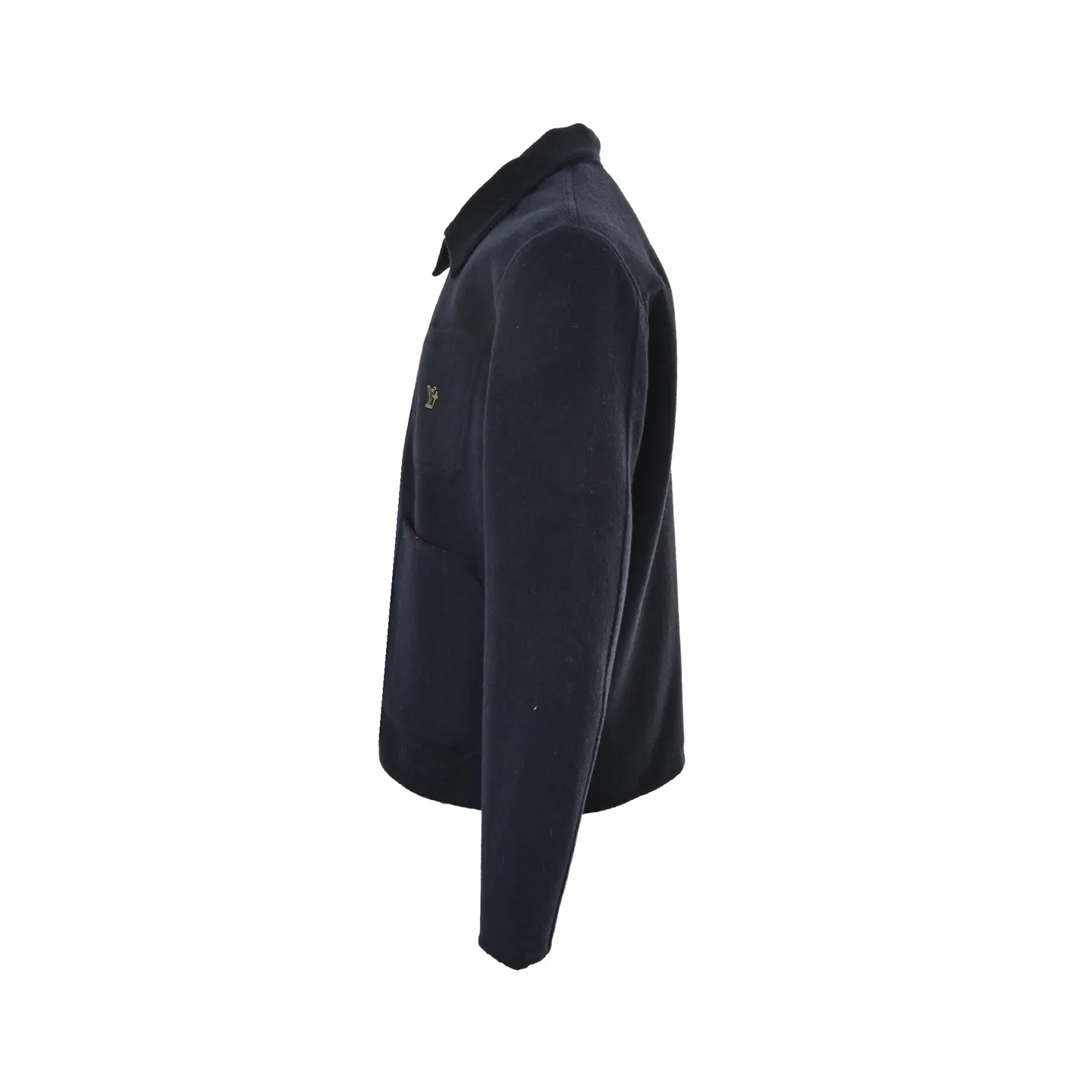 Louis Vuitton/Louis Vuitton 25Fw presbyopic logo double-sided wool jacket